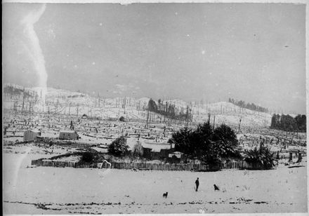 Henry W Bennett's Farm, Apiti, in winter