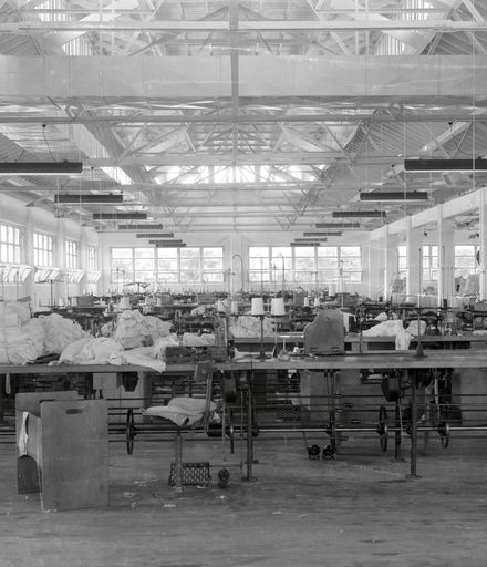 Interior of Libertyland factory, Tremaine Avenue