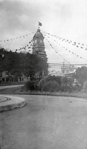 The Square Decorated for the Prince of Wales' Visit