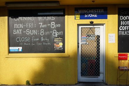 Winchester Store closed due to Pandemic
