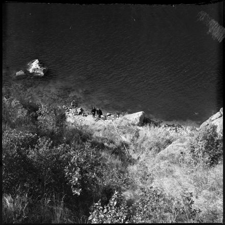 "Firemen Mop-Up Gorge Blaze"