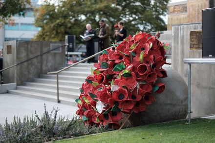 Poppy Installation, ANZAC Day, 2018