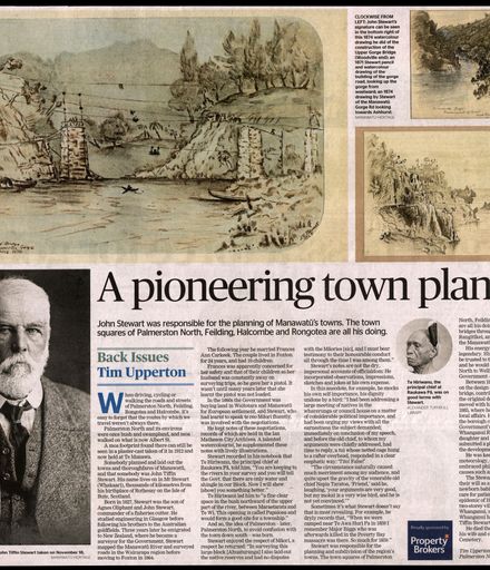 Back Issues: A pioneering town planner