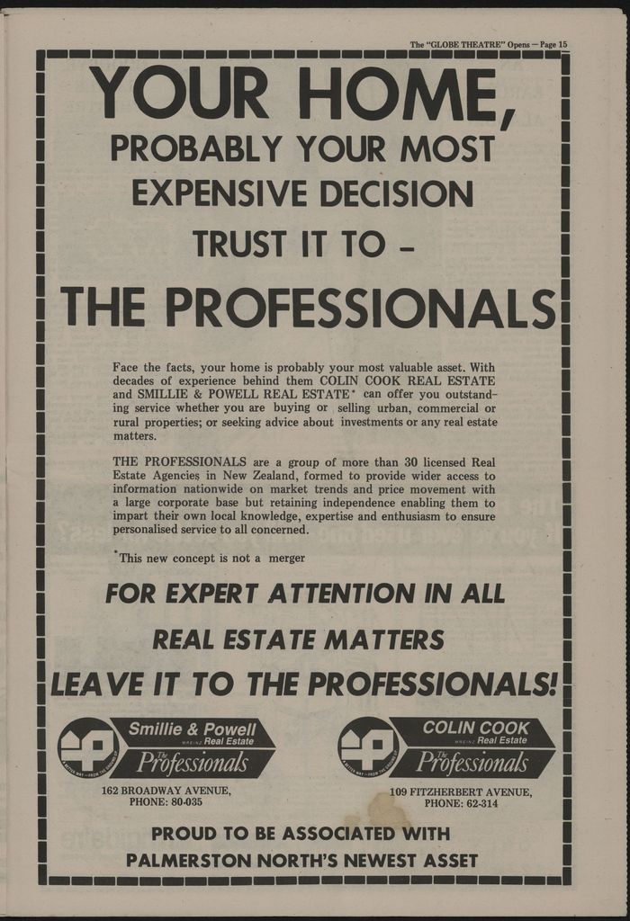 "The Globe Theatre Opens" Commemorative Newspaper 15