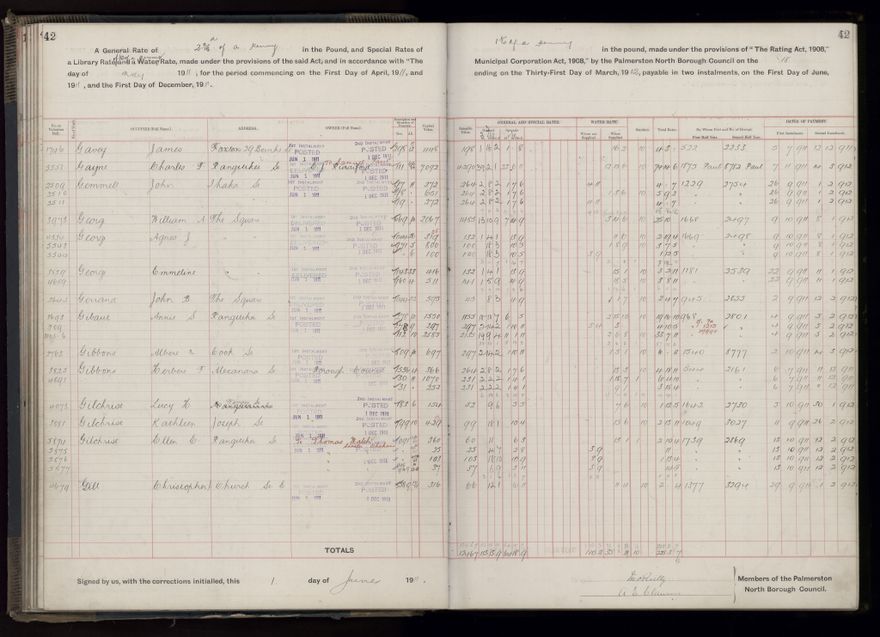 Rate book, 1911-1912 - 2021Pa_PNCC2-23-2-V19_034000-0045