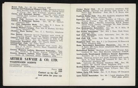 Palmerston North Diary: September 1957 11