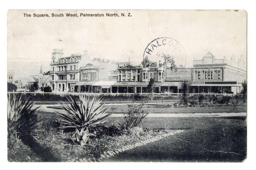 Postcard - The Square, South West, Palmerston North