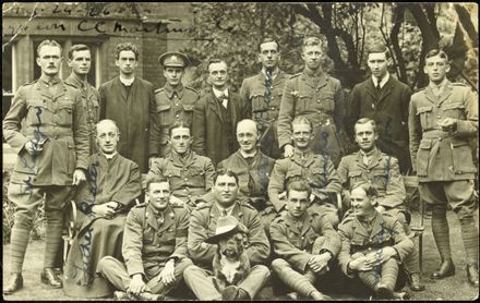 Huia Mackrell and others at Catholic Seminary
