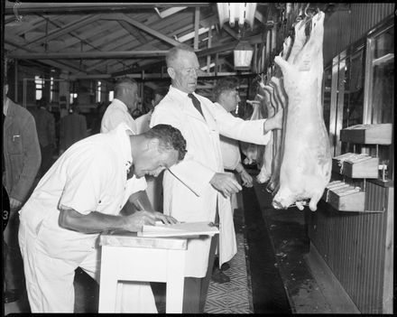 "Royal Show Lambs on the Hook"