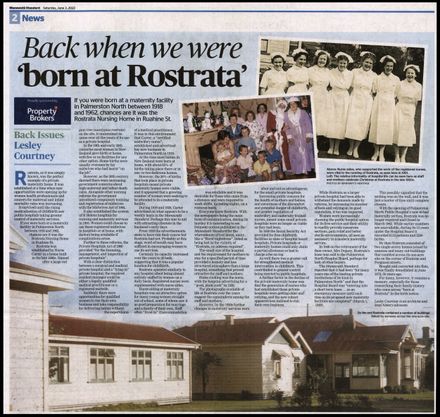 Back Issues:  Back when we were 'born at Rostrata'