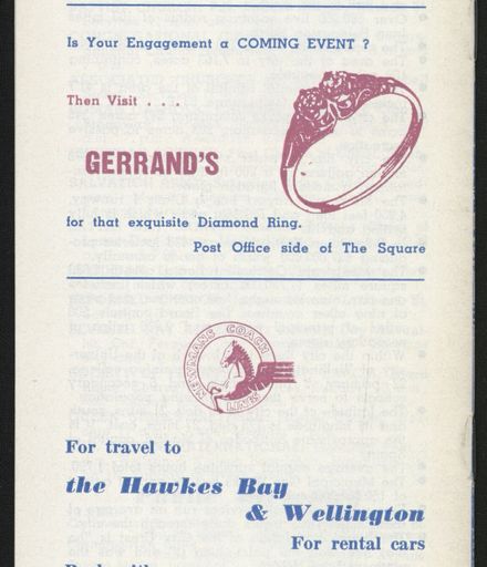 Visitors Guide Palmerston North and Feilding: October-December 1962 - 13