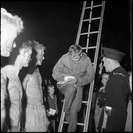 "Pole Sitter Returns To Earth"