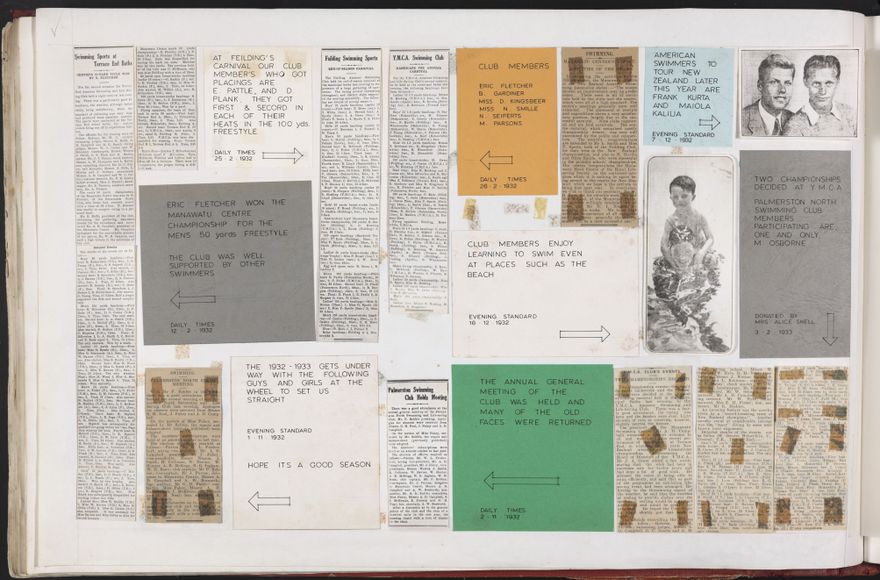 PN Amateur Swimming Club archive book