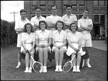 Tennis team, Palmerston North Technical High School