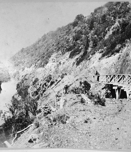 Road bridge through the Manawatu Gorge