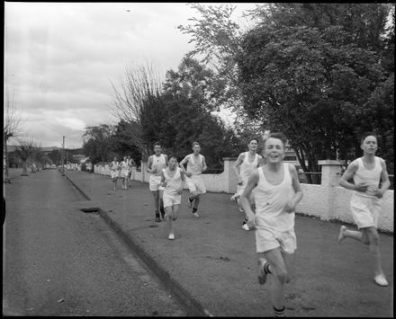 "Road Race in Progress"