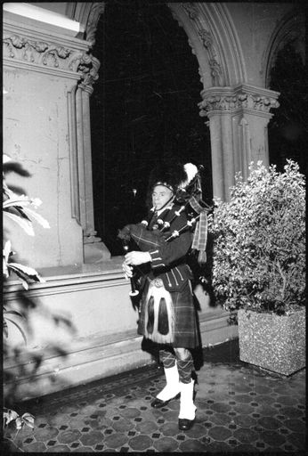 A Lone Piper Plays a Last Lament
