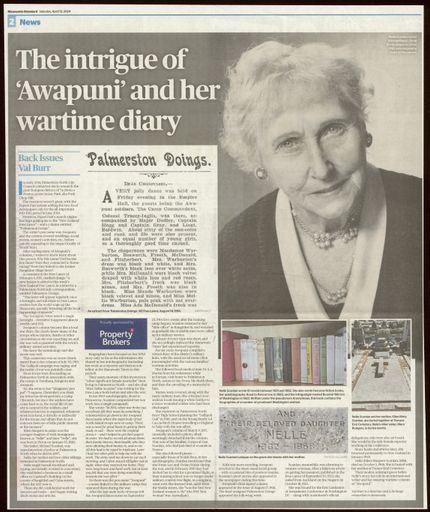 Back Issues:  The intrigue of 'Awapuni' and her wartime diary