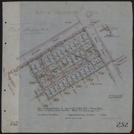 Survey Plans (subdivisions) 1902 - 1939