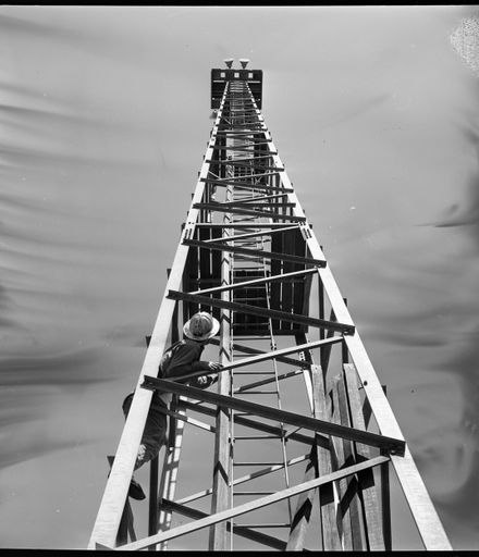 "On the Way Up" Lighting Towers at the Milson Railway Yards