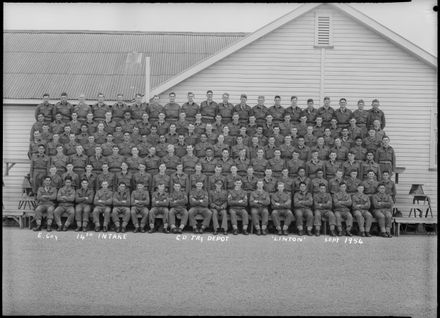 E Company, 14th Intake, Central District Training Depot, Linton - Resource cover image