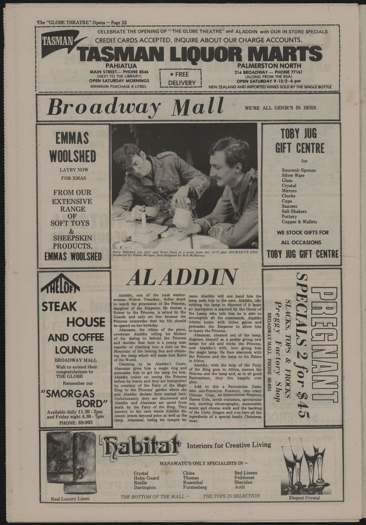 "The Globe Theatre Opens" Commemorative Newspaper 22