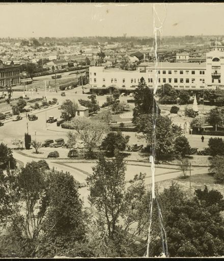 Panorama of The Square from the top of the Kosy Theatre - circa 1940s