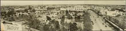 Panorama of The Square from the top of the Kosy Theatre - circa 1940s