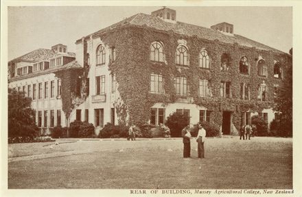Rear of Main Building, Massey Agricultural College - Resource cover image