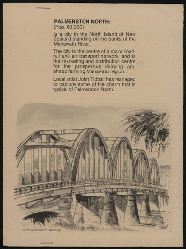 Palmerston North: A Portfolio of Six Sketches 8