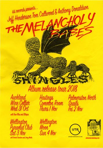 The Melancholy Babes tour poster