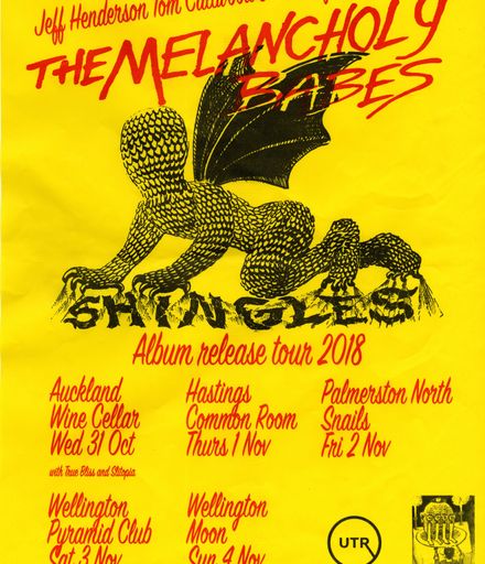 The Melancholy Babes tour poster