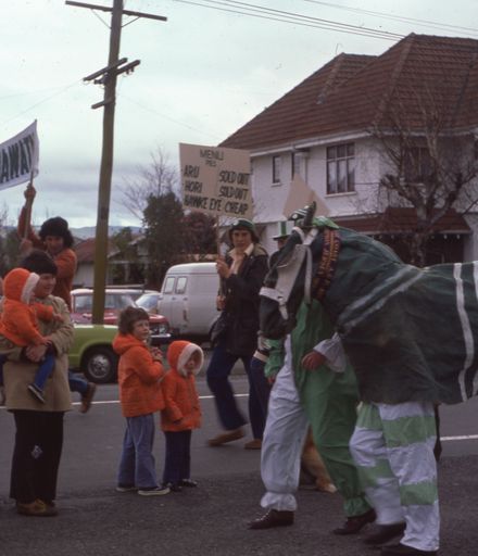 A Manawatū Rugby Pantomime Horse