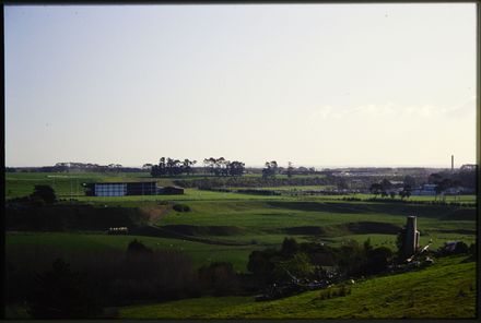 Looking across to Rugby Institute, Massey University
