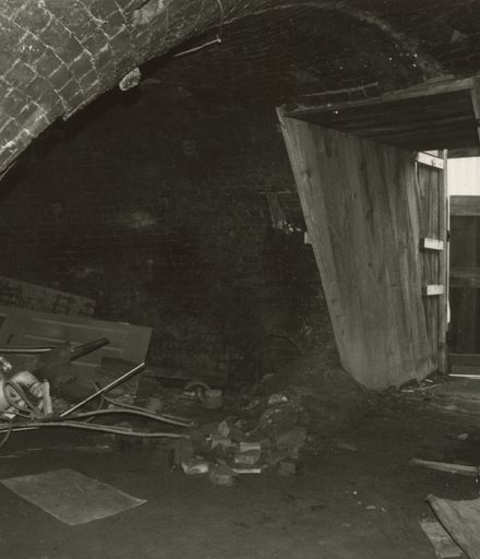 Interior of Hoffman brick kiln, Featherston Street