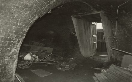 Interior of Hoffman brick kiln, Featherston Street