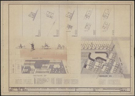 Plan of Palmerston North Central Housing Scheme