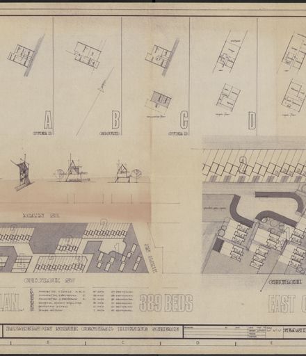 Plan of Palmerston North Central Housing Scheme