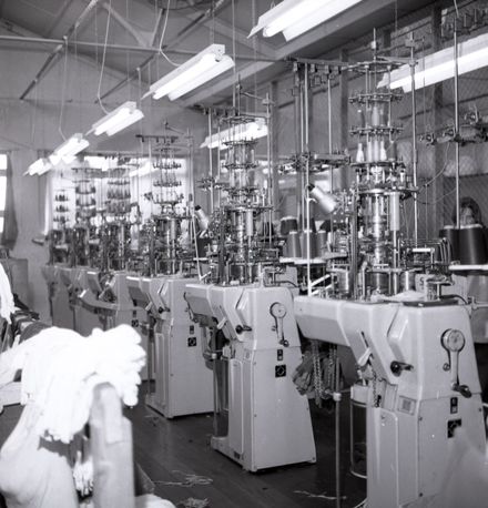 Making Cloth at Jacquard Hosiery Mill
