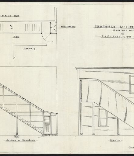 Architectural Plans for A&P Showgrounds, Cuba Street 2