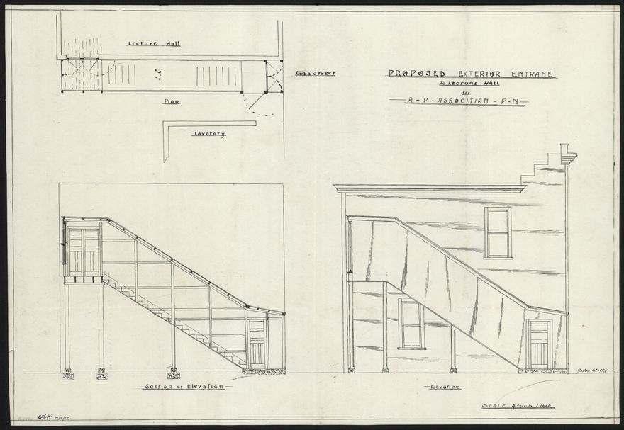 Architectural Plans for A&P Showgrounds, Cuba Street 2