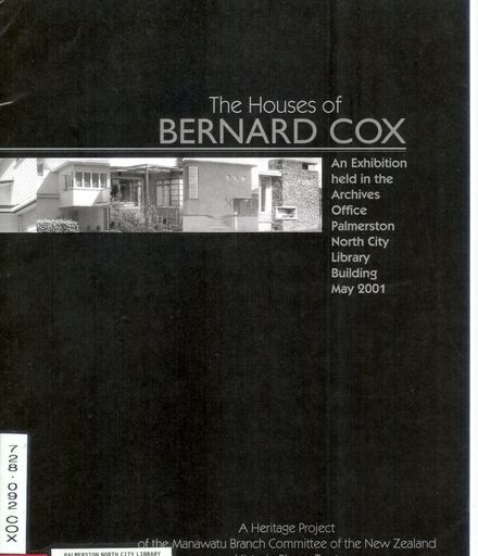 The Houses of Bernard Cox