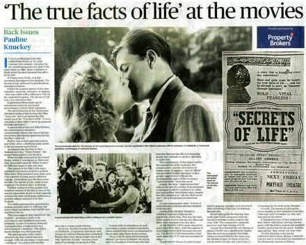 Back Issues: 'The true facts of life' at the movies