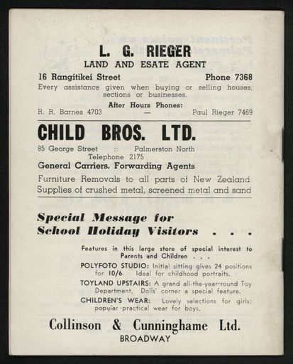 Palmerston North Diary: May 1958 17