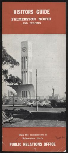 Visitors Guide Palmerston North and Feilding: September 1960