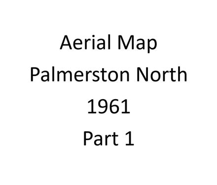 1961 Aerial Map - Resource cover image