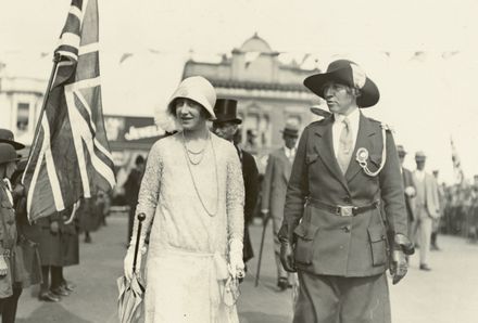 Duchess of York and Guide Leader Charlotte Warburton in Palmerston North