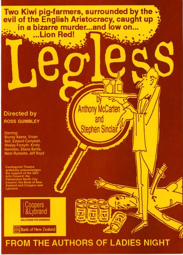 Legless - Centrepoint Theatre programme