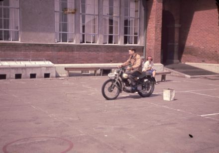 Palmerston North Motorcycle Training School - Class 23 - Braking test  - 5th Saturday