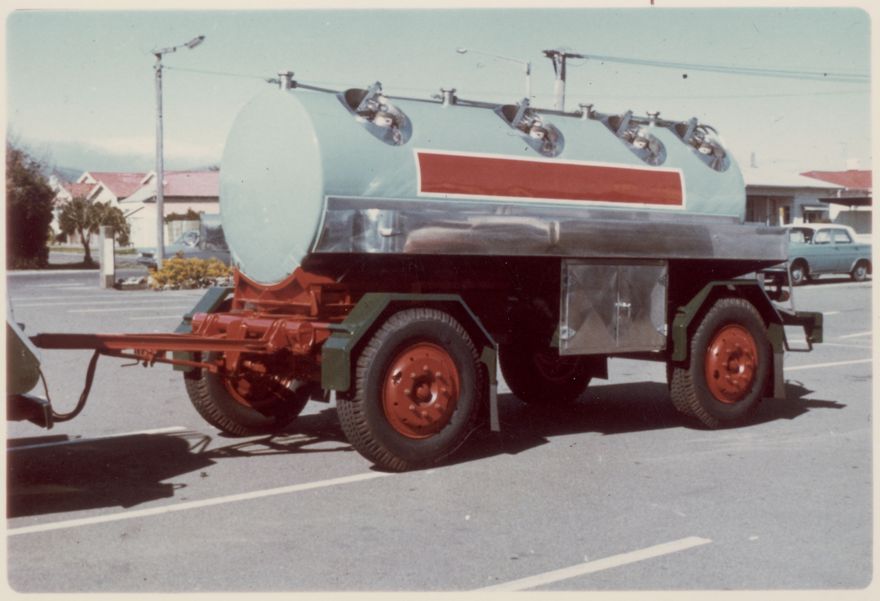 Unknown green and red tanker